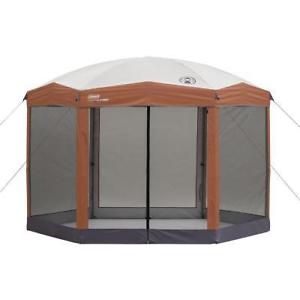 Coleman 12x10 Instant Screened Canopy Gazebo Patio Deck Furniture Outdoor New