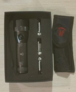 40ea Compact LED Flashlights- Low power- full -red flashing & red lights