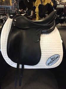 HOLD: Used Sommer Passion Dressage Saddle Size 17.5" - 18" Black