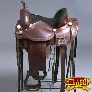 TT107BZ-F HILASON CLASSIC SERIES WESTERN FLEX TREE ENDURANCE TRAIL SADDLE 16