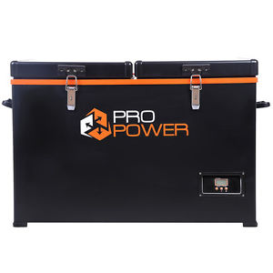 Portable Dual Door Fridge Freezer Cooler 12v 24v 240v for Camping Car Caravan