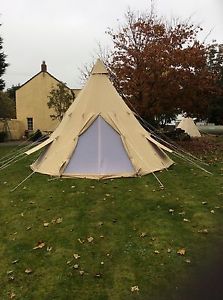 5m Canvas Tepee Tent