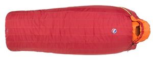 Big Agnes Farwell 0 Sleeping Bag (Synthetic)-Coffee/Crimson-Regular-Right