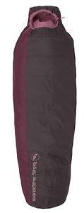 Big Agnes Brooklyn 0 Women's Sleeping Bag (Synthetic)-Coffee/Rose-Petite-Left