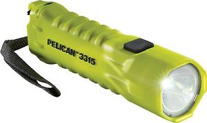 Box of 6 Pelican 3315 LED Flashlight. Yellow