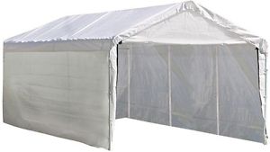 ShelterLogic Super Max 10'x20' Canopy Enclosure Kit in White