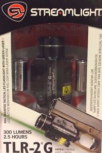 Streamlight TLR-2 G Rail-Mounted Tactical Light W/ Green Aiming Laser - 69250