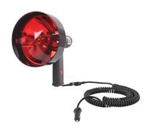 Larson Electronics 5 Million Candlepower Handheld Spotlight- Red Hunting Lens -