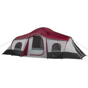 Tent (Sleeps 10) Ozark Trail Family 3 Room Camping Hiking Camp Large 20'x11' NEW