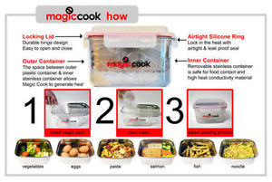 Magic Cook Lunch Box Food Heating System