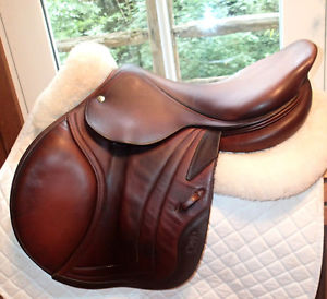 17.5" CWD Saddle - Full Calfskin - 2008 - 3C Flaps - SE02 - 4.5" dot to dot