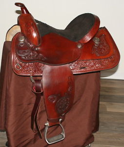 Tex Tan Hereford Virginian Trail Saddle, 15"