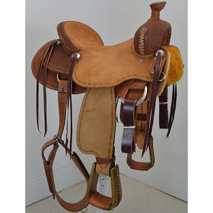 New! 15.5" J. Stead Saddle Co. Ranch Saddle Code: JSTEAD155WJRANRW