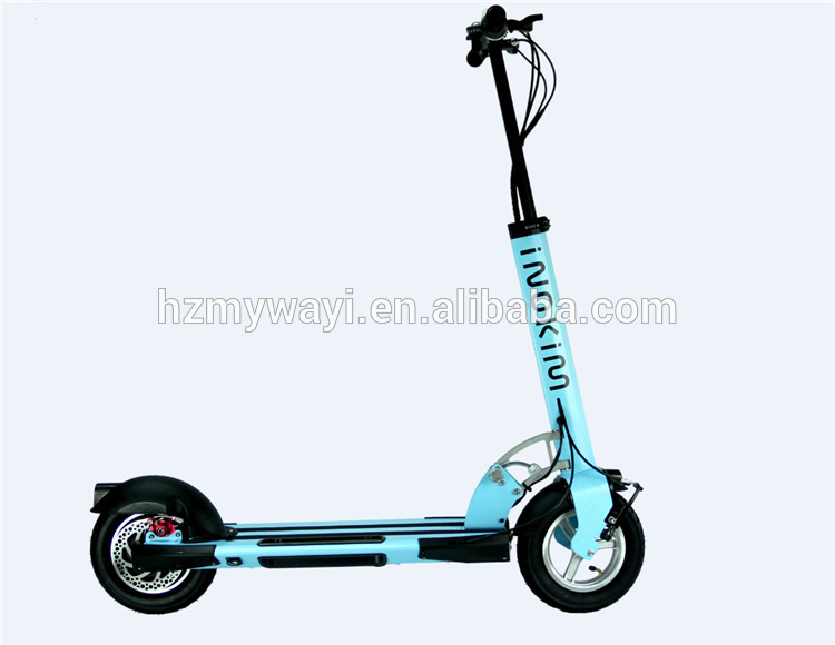 brushless motor high quality Li-ion battery folding 10 inch electric scooter for adults