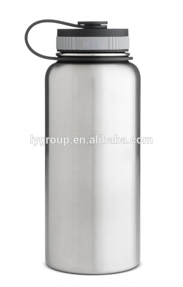 New product 2016 Stainless Steel 304 travel water bottle/custom painted wide mouth sports bottles