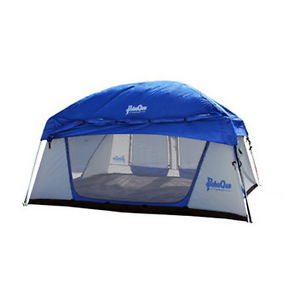 Blue 8 Person 3 Season 2 Room Outdoor Living Camping Tent Shelter With Awning