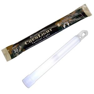 Cyalume ChemLight Military Grade Chemical Light Sticks, White, High Intensity,