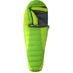 $259 MARMOT Women's Green Angel Fire 650 Down Sleeping Bag Reg Mint Condition!