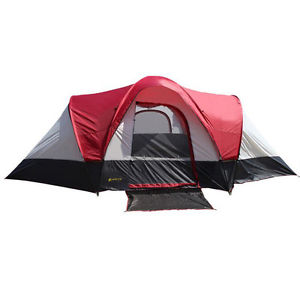 8-10Person Waterproof Camp 2+1 Room Hiking Outdoor Camping Family Large Tent