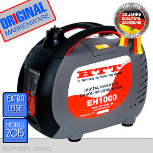 HTT EH1000 extra leiser DIGITAL INVERTER GENERATOR 1KW by KIPOR.ORG tragbar