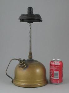 Vintage Short Tilley Model TL13 / TL14 Paraffin Table Lamp Gold