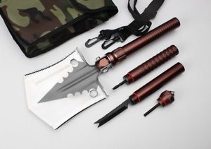 NEW Outdoor Shovel Multifunction Folding for Camping Hiking Emergency Rescue S01