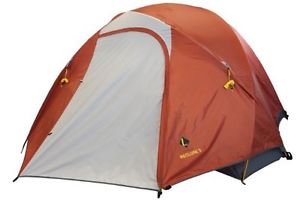 Ledge Sports Recluse Lightweight 3 Person Tent, Orange, 100 x 70-Inch