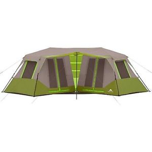 Ozark Trail 8 Person Instant Double Villa Tent And Two Airbed Outdoor Camping