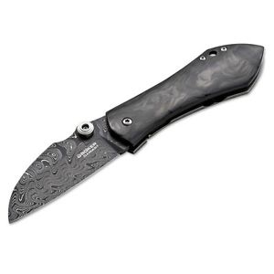 Böker 67 Wild Carbon Damast Taschenmesser Kohlefaser Damast