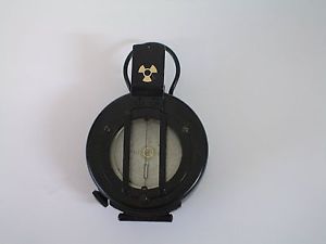 Francis Barker M-73 mils Prismatic Compass leather case hiking survey military