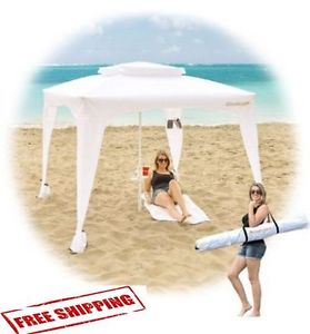 Tents & Canopies, Large Shade Area for Beach and Camping, Convenient Storage Bag