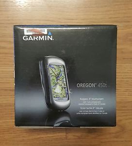 New Garmin Oregon 450t Handheld Trekking/Hiking GPS wiith TOPO Canada