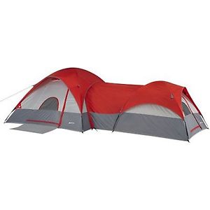 Ozark Trail 8 Person Dome Tent With Tunnel And 4 Chairs Outdoor Shelter Camping