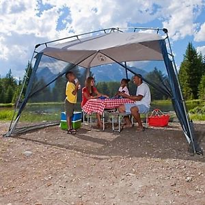 Coleman 11 x 11-Foot Instant Screen House Shade Canopy Tent No Insects Mosquitos