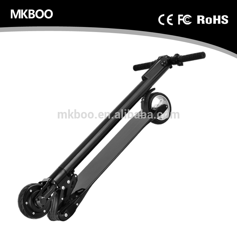Lightest 6.3 kg, 5 inch wheel carbon fiber light weight electric scooter two wheel mini electric scooter 250w