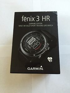Garmin Fenix 3 GPS Watch + Heart Rate Black - Black 010-01338-70 "New Retail"