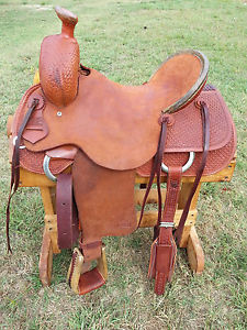 16" Teskey's Ranch Roping Saddle (Made in Texas)
