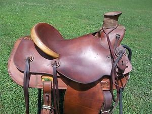 Wade Ranch Saddle/ Ralph Shimon 16 Inch Hard Seat