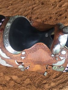 McLelland McLelland's Custom 16" Close Contact Sterling Silver Show Saddle