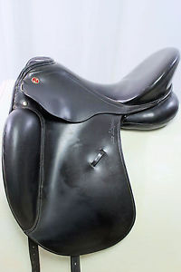 Kieffer Ulla Salzgeber Wall-St Exclusiv Dressage Saddle 17ins M/Wide Ref: 1506-9
