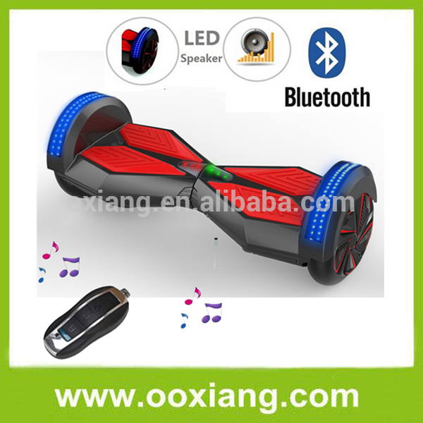 Free shipping and tax !!! fHigh Quality colorful 2 wheels smart balance electric scooter OX-BW8 with bluetooth/remote controller