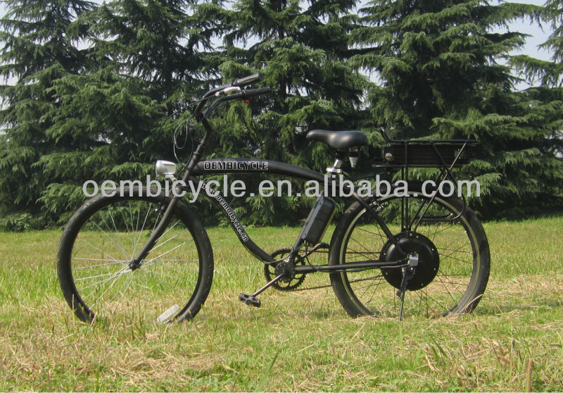 26 inch new design mens' beach cruiser electric bike