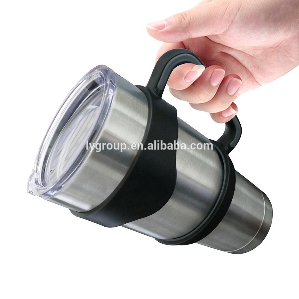 High Quality bpa free 30oz tumbler handle/portable stainless steel 18/8 handle /OEM beer mug holder of plastic