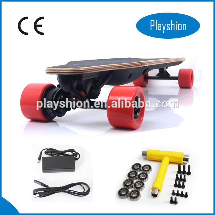 Quality warranted 4 wheel electric skateboard with 4ah 8 ah li-ion battery