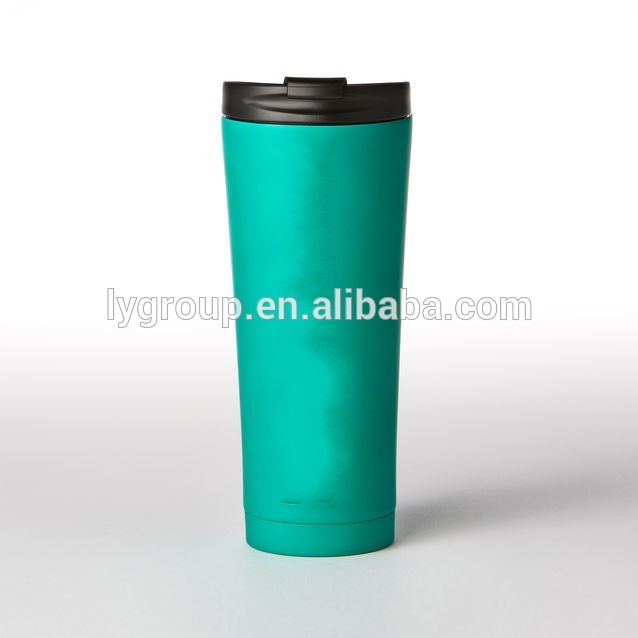 Promotion custom BPA free reusable stainless steel thermal mug / 16oz customized color insulated travel mug