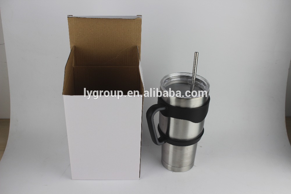 Best Quality 30oz stainless steel 304 tumbler with handle set/ a set of 30oz tumbler with spill proof lid and straw/30oz handle