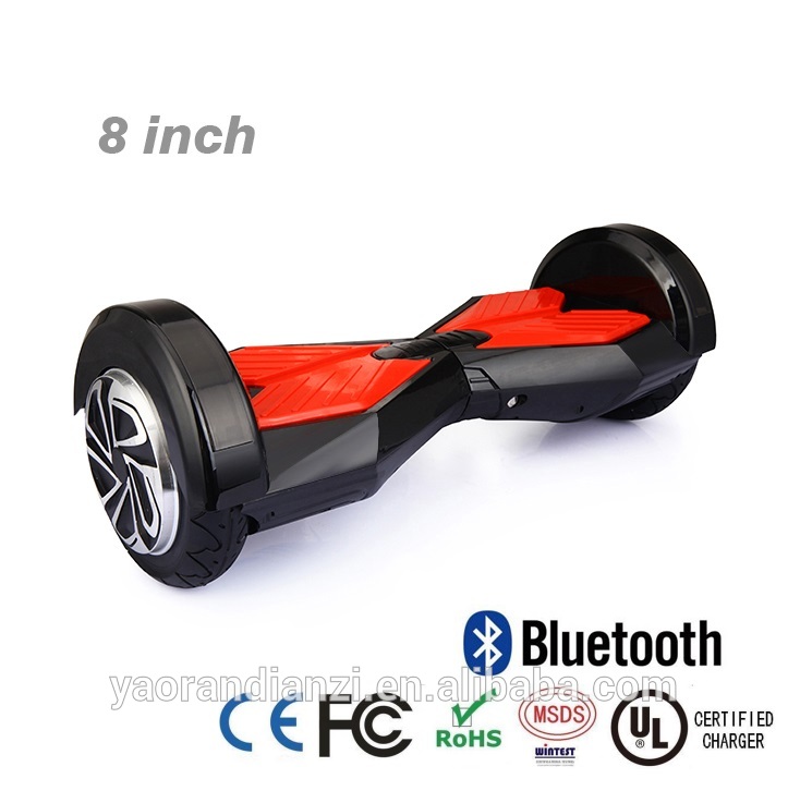 Global Unique 8inch transformer APP cellphone controlled Electric Scooter Free Shipping Hoverboard 4.4A Samsung Battery