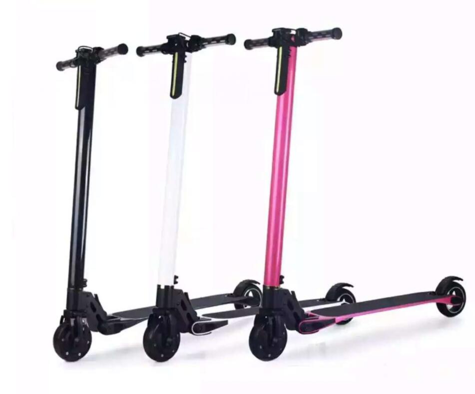 2016 the most fantastic design and hottest lightest weight 6.3kg carbon fiber electric scooter