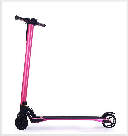 201-500w Power and 24v Voltage Carbon Fiber Electric Scooter