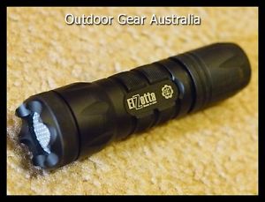 Premium USA Elzetta Flashlight Bravo B343 Crenellated 650 lumen High-Low Tailcap